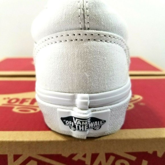 Vans Kids Old Skool True White Size 1.5 - Picture 5 of 7